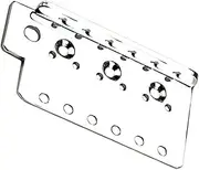 EXQUIMEUBLE Electric Guitar Bridge Plate Tremolo Bridge Base Plate for String Guitar Supplies Durable Smooth Finish Enhances Sound and Aesthetics