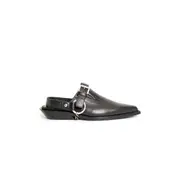 [ANN DEMEULEMEESTER] Vilmu Mules Black
