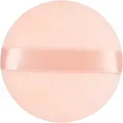 2Pcs Extra Large Body Powder Puff & Luxury 6" Glass Jar Dusting Powder Container with Puff for Women Bath Powder Puffs Perfect for Talcum or Loose Powder (Beige 6" Only Puff)