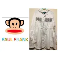 在飛比找蝦皮購物優惠-paul frank 大嘴猴 連帽風衣外套 長版外套