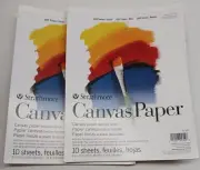 Strathmore 200 Series Canvas Paper Pad 9X12 10 Sheets x 2