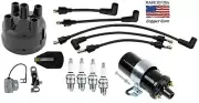 6V Ignition Tune up Kit for Ford Tractor 1953-64 w/ Side Mount Distributor