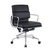 Eames Replica Soft Pad Management Office Chair - Low Back - Black