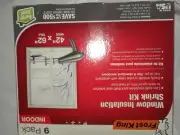Frost King Window Insulation Shrink Kit 9 Pack Indoor 42" x 62" With Tape