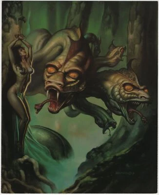 Boris Vallejo Hydra Special Edition Art Poster Card 1992 Kalan Inc #302463