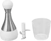 Multifunctional Food Chopper, Stainless Steel Manual Handheld Chopper Dicer, Dishwasher Safe Slap Garlic Nut Onion Vegetable Salads Chopper for Kitchen