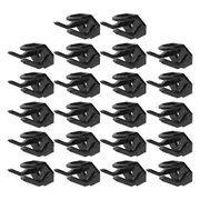 22PCS Adhesive Hat Hooks for Wall Hat Rack for Baseball Caps Minimalist Hat Organizer Display Holder for Wall Door Black
