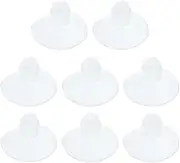 Antrader 18mm/0.7 Furniture Desk Glass Rubber Transparent Anti-Collision Suction Cups Sucker Hanger Pads for Glass Plastic Without Hooks Pack of 8