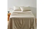 MyHouse Flannelette Sheet Set - Mink - King Single