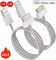 2X USB Data Sync Cable Charger for iPhone 4S iPad iPod Classic 6 7th 120GB 160GB