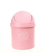 5Pcs Mini Clean Trash Waste Bins Random Household Can Mini Desktop Desk With Lid Waste Small Trash Can With Lid Small