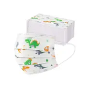 Catzon 50Pcs Kids Face Mask 3 Ply Protective Earloop Disposable Face Masks-Dinosaur Print