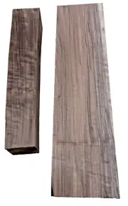 2 figured Bastogne Walnut blocks, 1 lot price, turn, carve resaw 31425-2