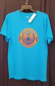 NWT YOUTH BOYS ZELOS, SIZE YOUTH XL, TURQUOISE SHIRT, "UNSTOPPABLE, UNBEATABLE"