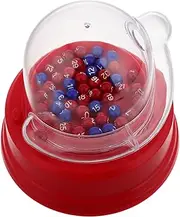 WOONEKY Automatic Electric Lotto Ball Machine Mini Portable Qr Code Machine Boys and Experiment Toy Bubble Gumballs Vending Family Game Accessory