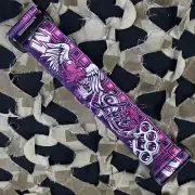 NEW KM Paintball Universal Mask Goggle Strap - Limited Edition Purple Love