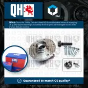 Wheel Bearing Kit fits VW SCIROCCO Mk3 Front 1.4 2.0 2.0D 08 to 17 QH 1K0407621C