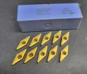 10pc Hertel VBMT 332 CM2 Carbide Inserts 160408 Machinist Turning Boring