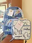 Pottery barn TOY STORY school Woody Buzz Lightyear Backpack travel+SNOOPY Lunch