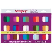 Sculpey III Modelling Clay 30 Pack