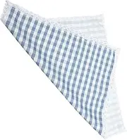 NAMOARLY Microwave Plate Cover Multi-Functional Small Tablecloth Blue Elegant Style Oven Protection Tool