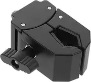 AKOOSY Plastic Microphone Stand Clamp: Mic Holder Adapter for Tripod and Boom Arm - Quick Installation - Compact for Live Performances