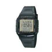 Casio Men's Illuminator Digital Databank Black Resin Watch DB-36-9A With Box
