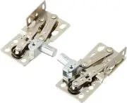 One Pair Set (2 Pieces) Soft-Close Pivot Hinges for Tip-Out Tray (right & left)