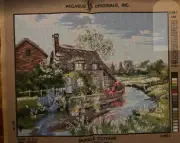Printed needlepoint Tapestry Gobelin 50x60 Cm Murrle Cottage Canvas Only