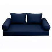 *COVER ONLY*-Style 1 Daybed Mattress Bolster Pillow Covers Knife Edge Full-AD101