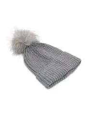[Morgan & Taylor] Valentine Wool Blend Beanie in Grey
