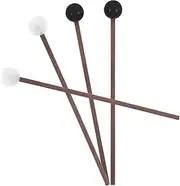 ERINGOGO 2 Pairs Portable Drumsticks Rubber Head Drum Mallets for Steel Tongue Drum Lightweight and Compact Percussion Instrument Accessories for Musicians the Go