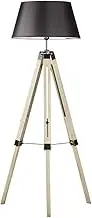 Modern Retro Tripod Floor Lamp Home Bedroom Living Room Reading Office Light - Black