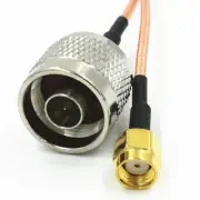 1pc 1M Meter N Male to RP SMA Male Jack RG316 Pigtail RF Cable 100CM Quick USA