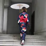 日本 和服 復古 COS 正裝 改良 京都 少女 可愛 紅色 山茶花 浴衣 原宿風 寫真 日本和服 京都山茶花