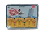 Drinking Buddies Cocktail Wine Glass Charms Drink Markers Set 6 Men In Swimsuits