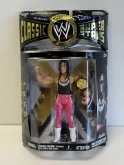 WWE CLASSIC SUPERSTARS SERIES 1 BRET "HITMAN" HART FIGURE JAKKS PACIFIC