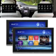 2pcs Android 11 Car TV Touch Screen Headrest Monitor For Rear Seat Entertainment (for: Audi)