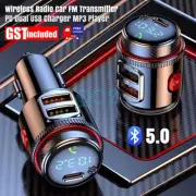 Bluetooth Car FM Transmitter MP3 Player Radio Wireless Adapter Dual USB Charger