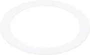 uxcell 2.8" ID 3.58" OD Goof Rings for Recessed Light, Gloss White Goof Metal Trim Ring Lighting Fixture for Ceiling Wall Recessed Can Downlights