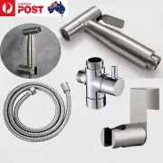 Toilet Spray Gun Flusher Nozzle HandHeld Shower Head Set Hose Sprayer Toilet Kit