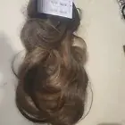 Premium Quality Hair Extension Wefted Brown With Golden Highlights