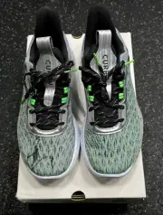 Stephen Curry Signed Sesame Street OSCAR The GROUCH Shoes Mens Size 9 W/Coa