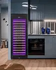 Grand Cru Pro Black & Timber 194PBT Wine Fridge - 194 Bottle Capacity