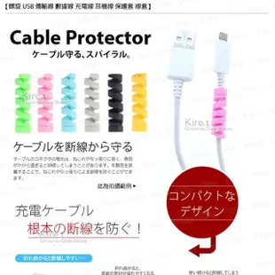 【kiret】通用手機線頭保護套USB充電線 IPhone傳輸線-超值12入(充電線 耳機線 保護套)