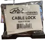 SET OF 2 Brenthaven Zero Impact Laptop Cable Lock Item #4100 - 2 Keys ! NEW !!!