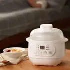 200W Electric Slow Cooker Food Steamer Stew Cup Multicooker Ceramic Pot Cubilose
