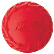 Nerf Dog Rubber Squeaker Toy Ball Red