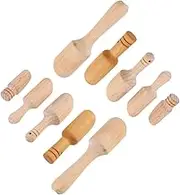 FUNOMOCYA Wooden Salt Spoon Set Mini Spoons Tea Shovel Salt Shovel Kitchen Gadget