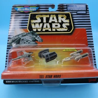 Star Wars Micro Machines III - X-Wing Darth Vader TIE Fighter Y-Wing NIP 1997